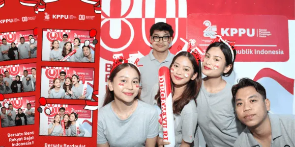 Photobooth KPPU Kantor Acara 17an Jakarta